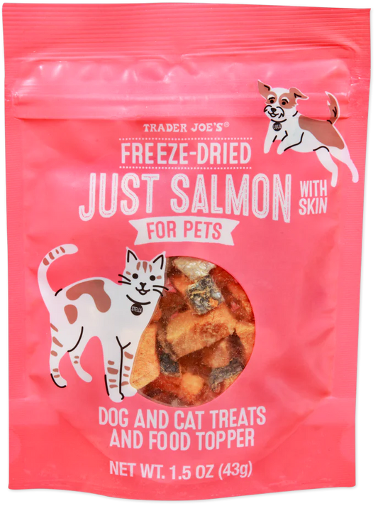 Freeze-Dried Just Salmon with Skin for Pets