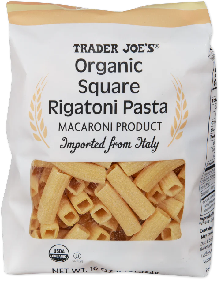 Organic Square Rigatoni Pasta (LIMITED)