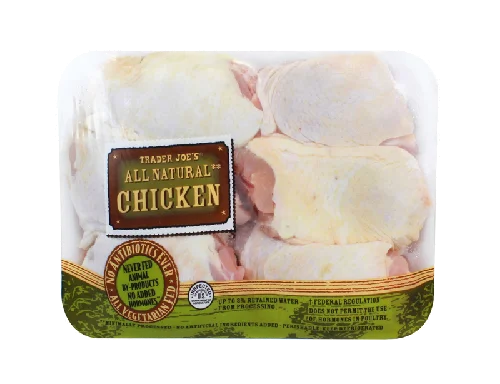All Natural Bone-In Skin-On Chicken Thighs