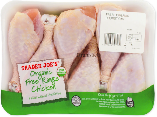 Organic Free Range Chicken Drumsticks
