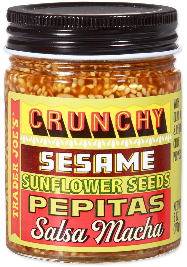 Crunchy Sesame Sunflower Seeds Pepitas Salsa Macha