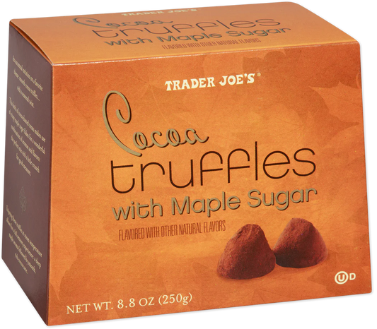Cocoa Truffles with Maple Sugar (LIMITED)