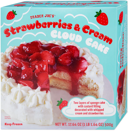 Strawberries & Cream Cloud Cake (LIMITED)