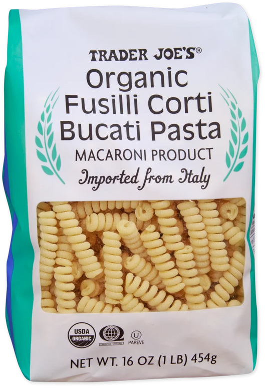 Organic Fusilli Corti Bucati Pasta