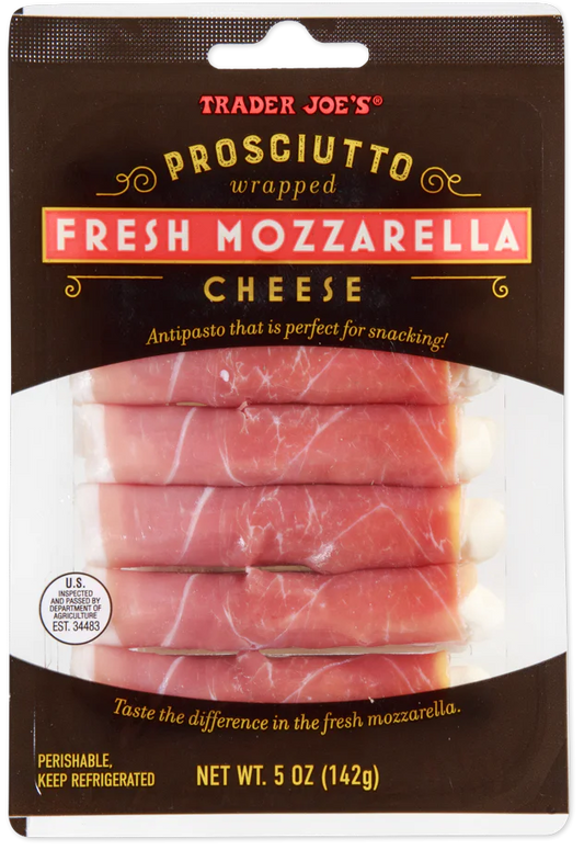 Prosciutto Wrapped Fresh Mozzarella Cheese