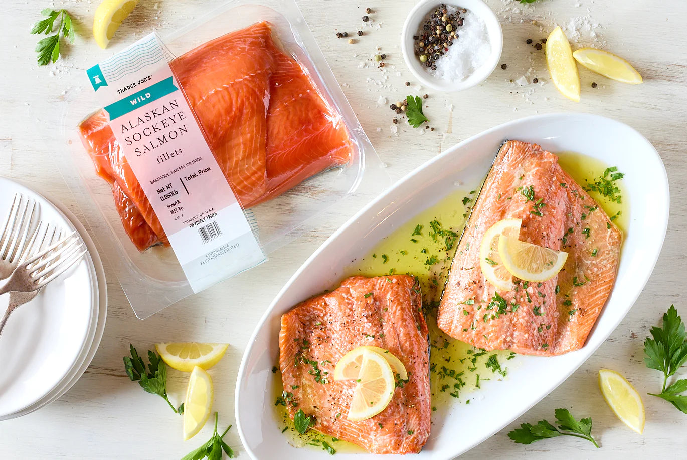 Wild Alaskan Sockeye Salmon Fillets