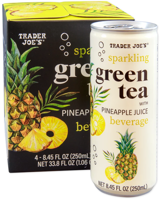 Sparkling Green Tea with Pineapple