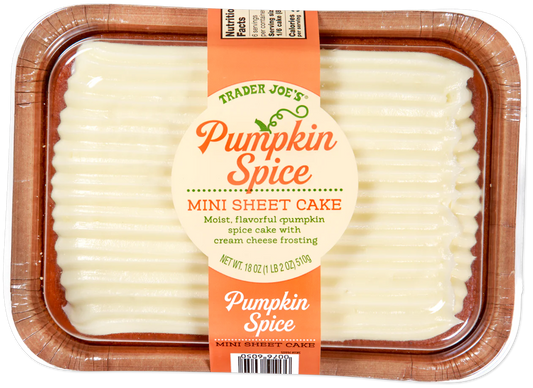 Pumpkin Spice Mini Sheet Cake