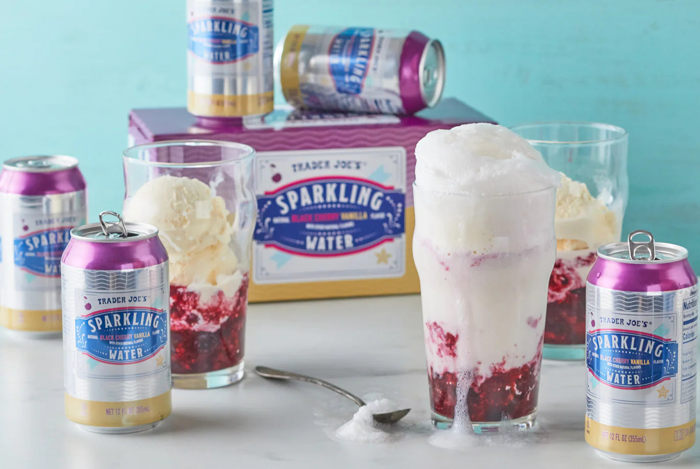Black Cherry Vanilla Sparkling Water (LIMITED-SUMMER)