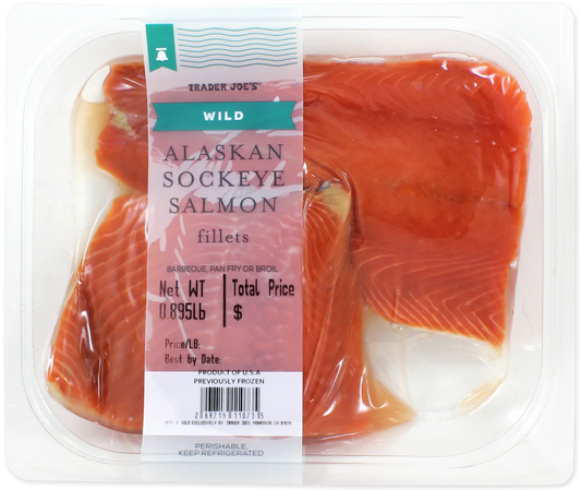 Wild Alaskan Sockeye Salmon Fillets