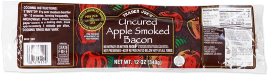 Uncured Apple Smoked Bacon