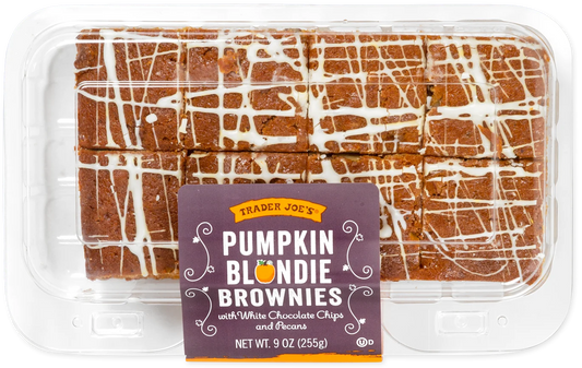 Pumpkin Blondie Brownies