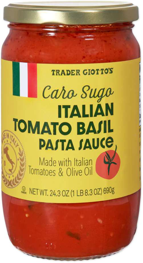 Caro Sugo Italian Tomato Basil Pasta Sauce