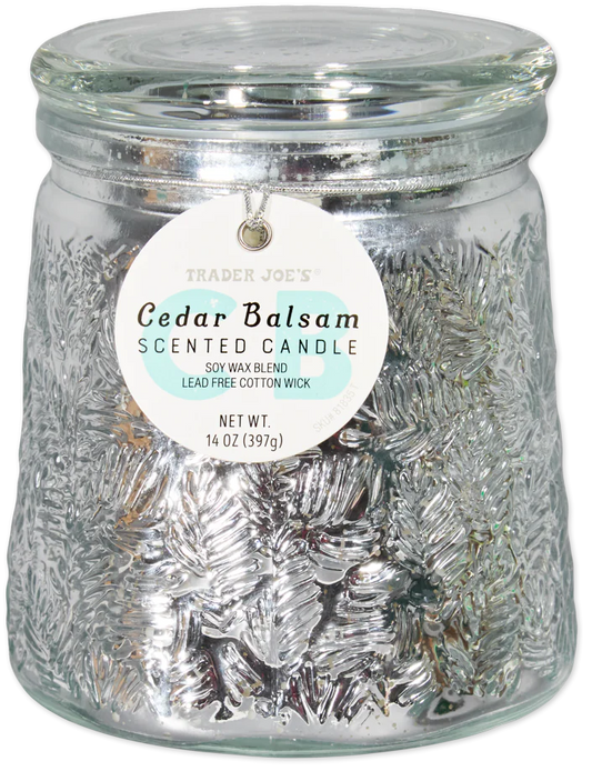 Cedar Balsam Scented Large Candle (LIMITED)