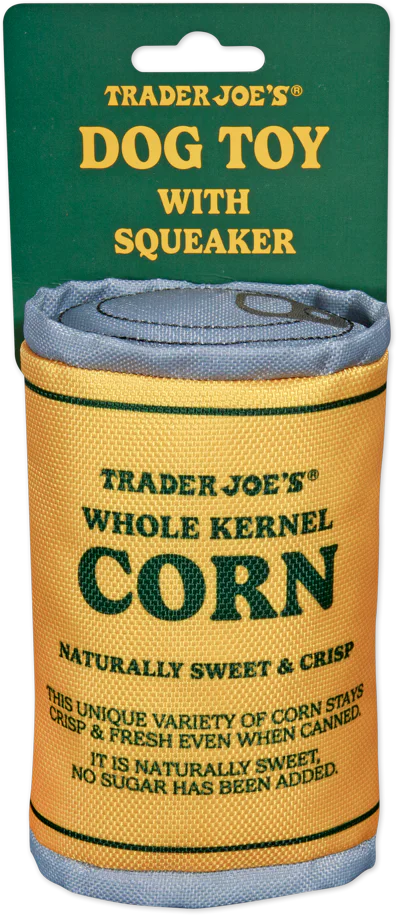 Canned Corn Dog Toy with Squeaker (LIMITED)