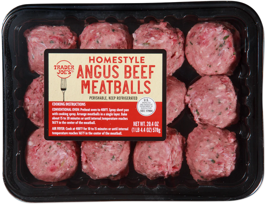 Homestyle Angus Beef Meatballs