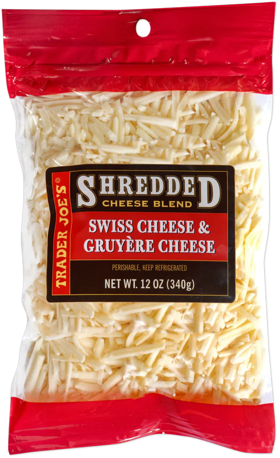 Shredded Swiss Cheese & Gruyère Cheese