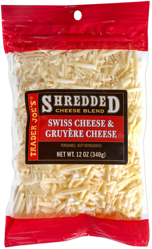 Shredded Swiss Cheese & Gruyère Cheese