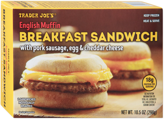 English Muffin Breakfast Sandwich