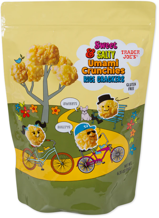 Sweet & Salty Umami Crunchies Rice Crackers