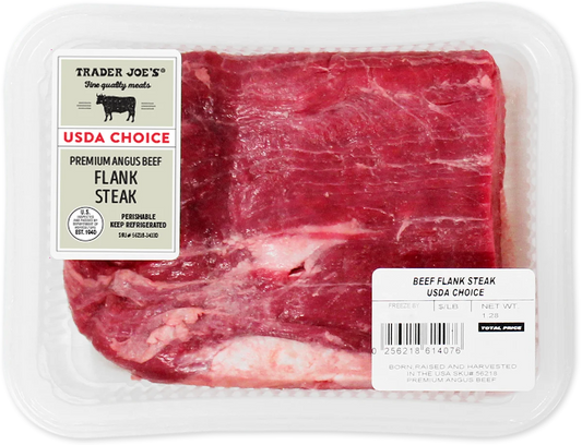 Choice Premium Angus Beef Flank Steak