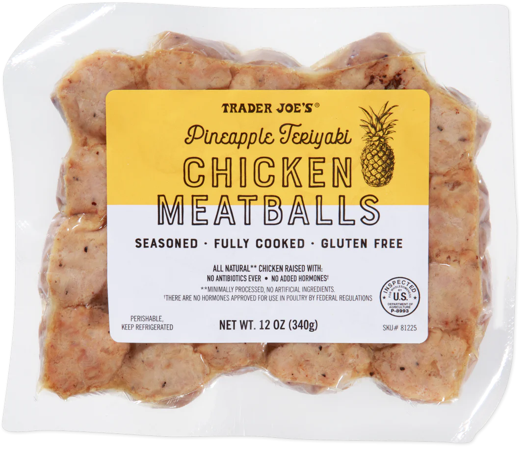 Pineapple Teriyaki Chicken Meatballs