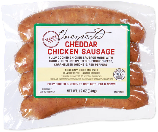 Unexpected Cheddar Chicken Sausage