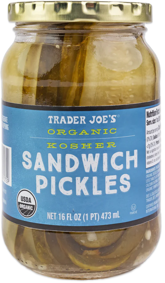 Organic Kosher Sandwich Pickles