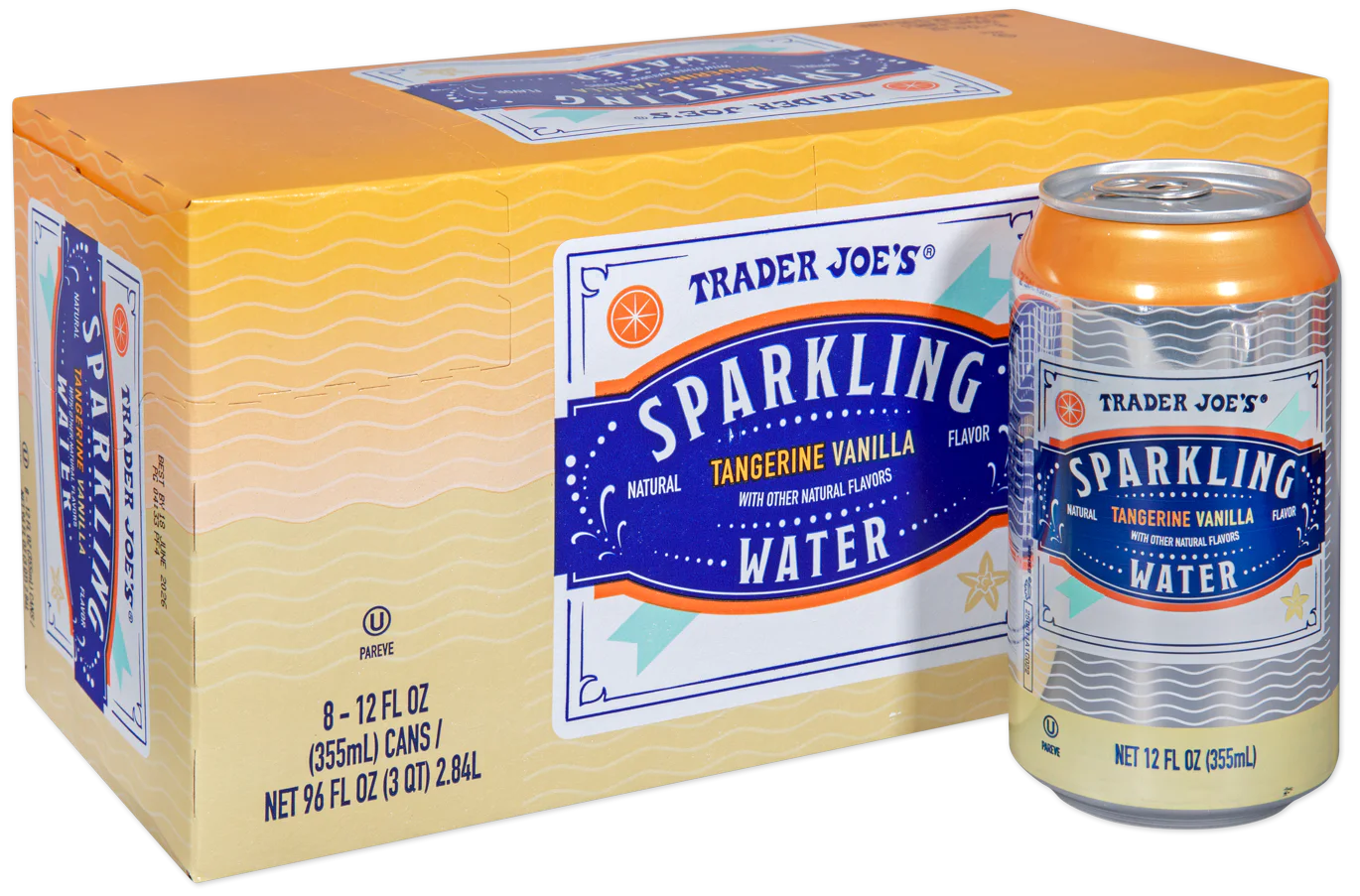 Sparkling Tangerine Vanilla Water (LIMITED-SUMMER)
