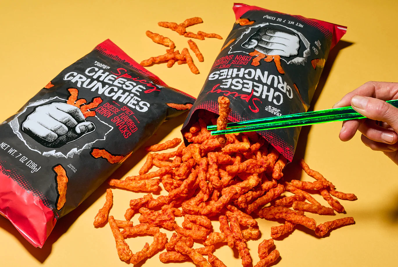 Spicy Cheese Crunchies