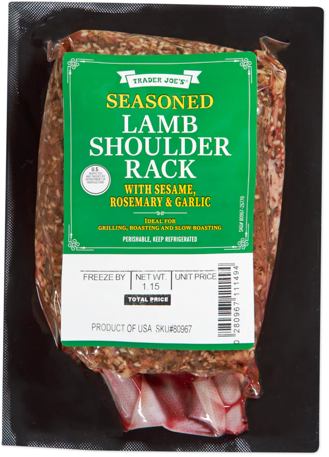 Seasoned Lamb Shoulder Rack