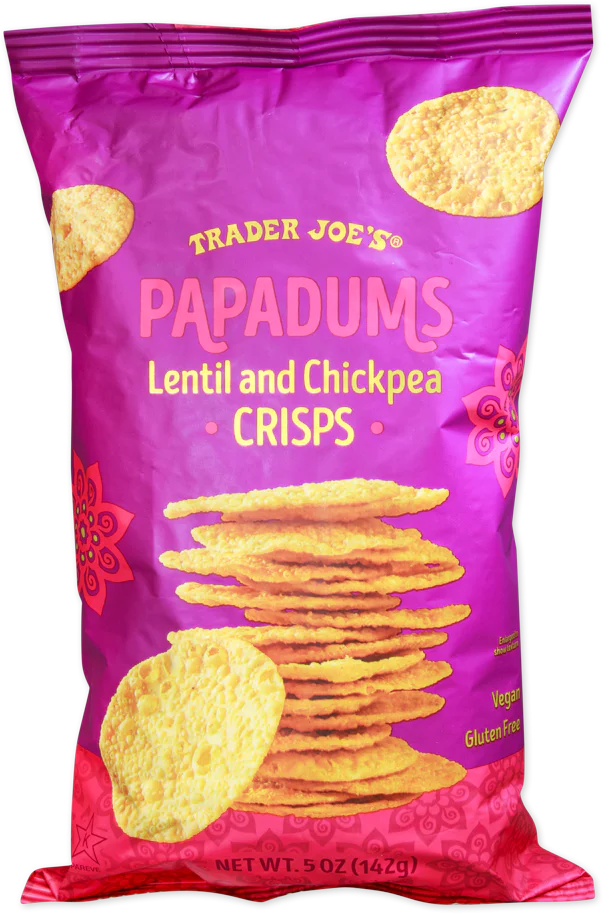 Papadums Lentil and Chickpea Crisps