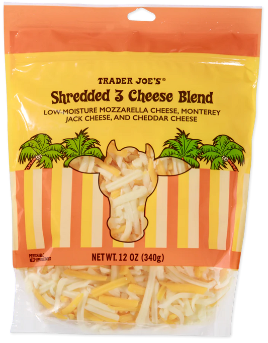 Shredded 3 Cheese Blend