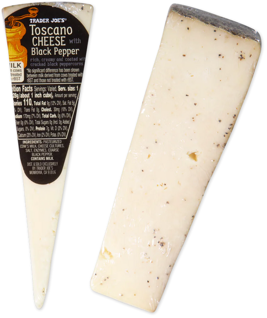 Toscano Cheese with Black Pepper