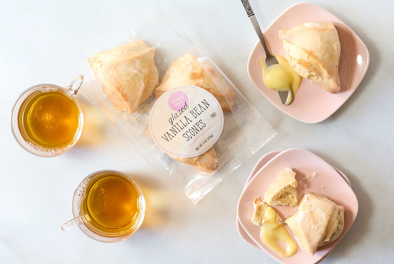 Glazed Vanilla Bean Scones