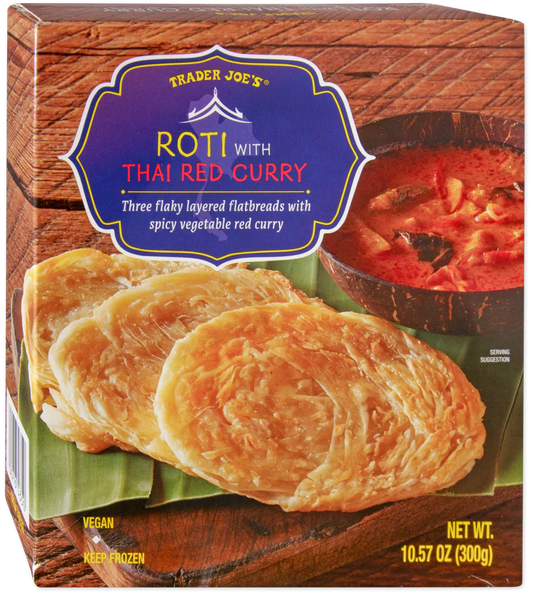Roti with Thai Red Curry