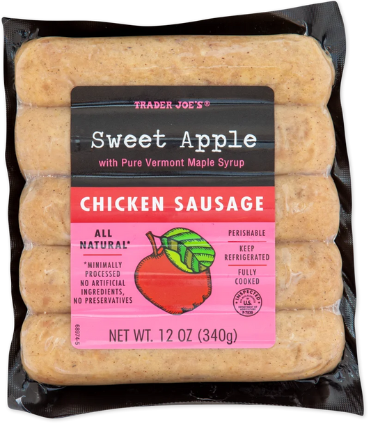 Sweet Apple Chicken Sausage