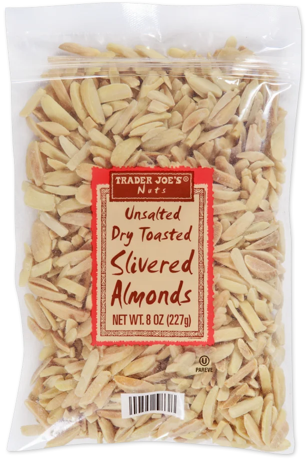 Unsalted Dry Toasted Slivered Almonds