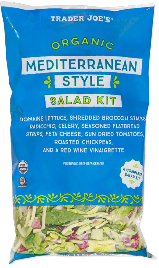 Organic Mediterranean Style Salad Kit