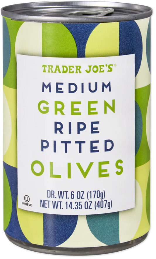 Medium Green Ripe Pitted Olives