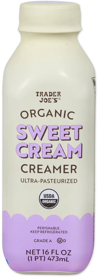 Organic Sweet Cream Creamer