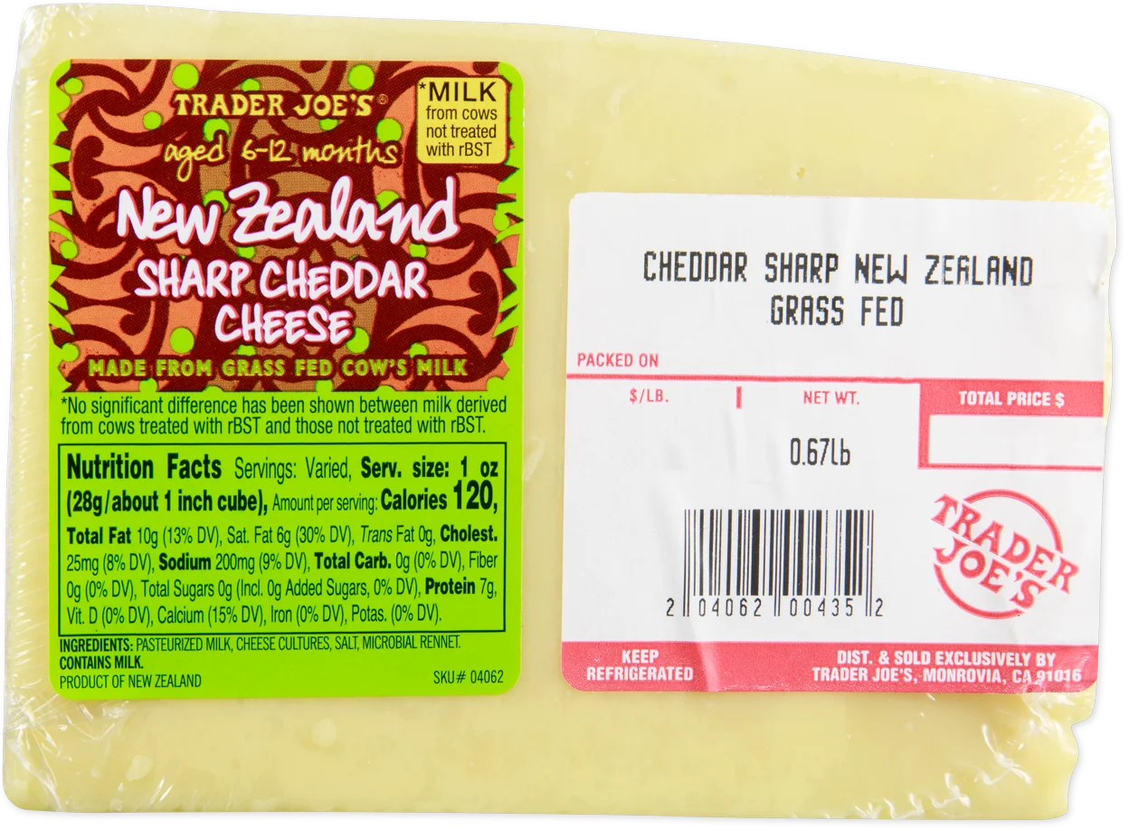 New Zealand Sharp Cheddar Cheese