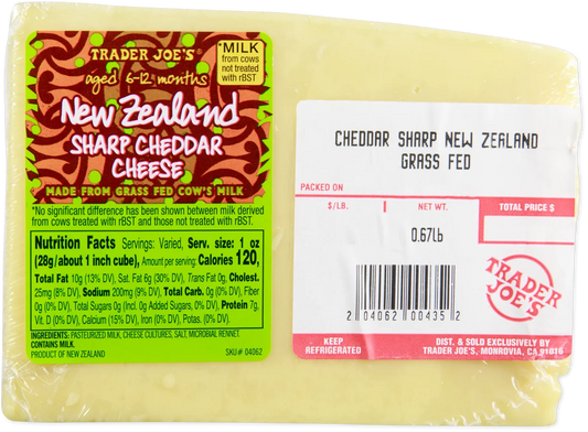 New Zealand Sharp Cheddar Cheese