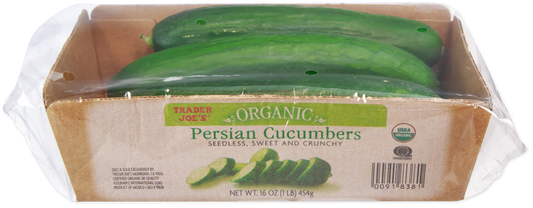 Organic Persian Cucumbers