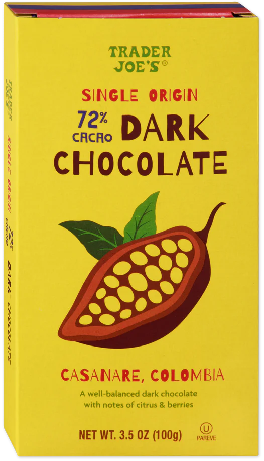 Single Origin 72% Cacao Dark Chocolate