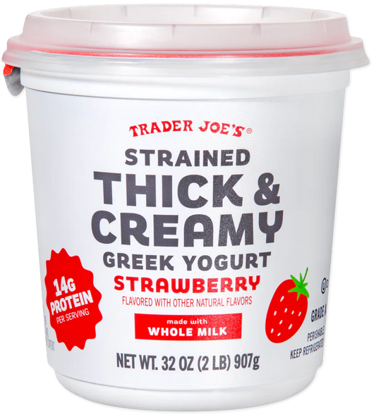 Strawberry Strained Thick & Creamy Greek Yogurt