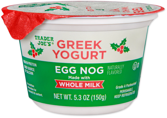 Egg Nog Whole Milk Greek Yogurt (LIMITED)