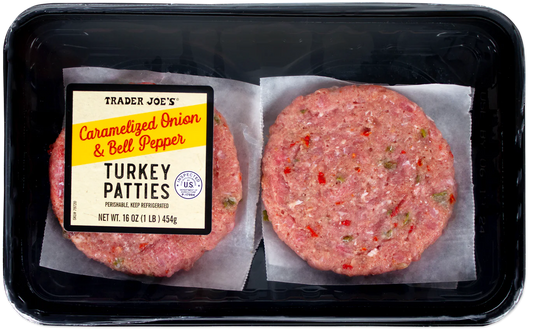 Caramelized Onion & Bell Pepper Turkey Patties (LIMITED)
