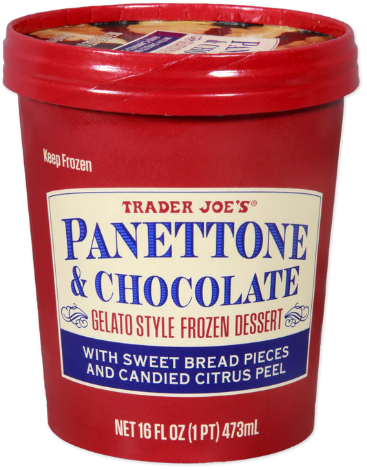 Panettone & Chocolate Gelato Style Frozen Dessert