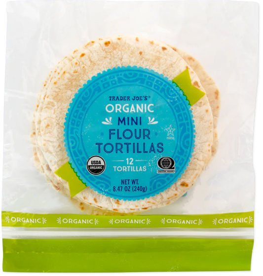 Organic Mini Flour Tortillas